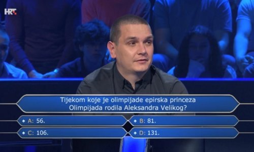 Kraj sezone 'Milijunaša' obilježili neizvjesni odgovori i vrijedan dobitak od 18.000 eura