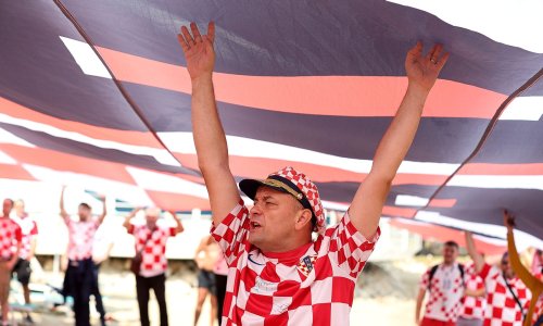 New York ovo još nije vidio, Hrvati razvukli najveću navijačku zastavu