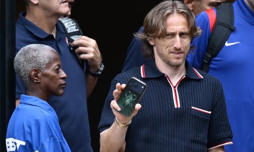 Modrić na maskici ima detalj s Thompsonova koncerta na Hipodromu