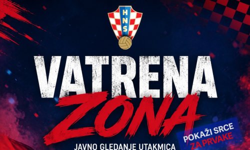 Cvjetni trg spreman za veliku nogometnu večer