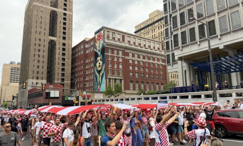 Pogledajte prizore za naježiti se iz Philadelphije: Hrvati okupirali grad uoči ključnog dvoboja s Ganom