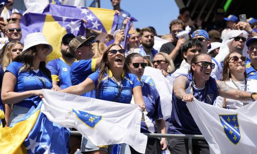 Pogledajte kakav su 'kaos' napravili navijači Bosne i Hercegovine