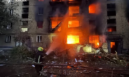 Rusi izveli ogroman napad dronovima i raketama na Kijev: Trajao je satima, Zelenski je sve znao