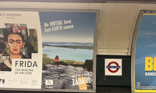 Zadar se pojavio usred londonske podzemne željeznice! Zadranka koja živi u Londonu ostala bez riječi: "Morala sam odmah fotografirati"