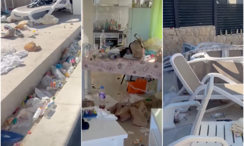 Snimka devastiranog apartmana izazvala bijes: Pogledajte što su napravili Britanci u Novalji