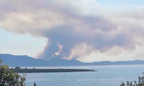 Grom zapalio Korčulu: Buknula dva velika požara, zatvorena cesta