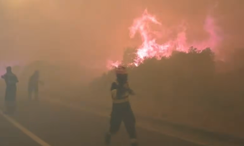 VIDEO Grom zapalio Korčulu: Buknula dva velika požara, stižu strašne snimke