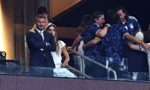 FOTO Dok su navijači Argentine slavili pobjedu, Victoria Beckham tješila tužnog Davida