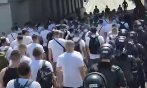 Pogledajte kako je slovačka policija dočekala Torcidu u Žilini