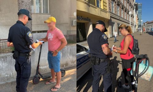 VIDEO Policija objavila snimku romobila kojeg su oduzeli u Zagrebu