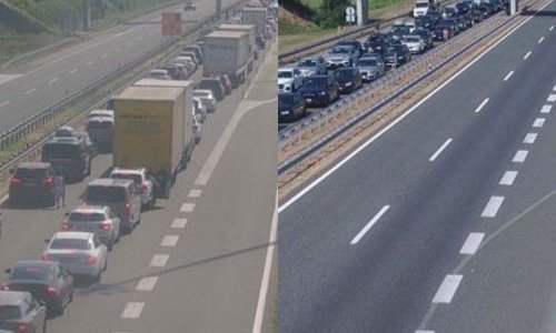 Prometna nesreća na A3: Prevrnuta cisterna blokirala promet