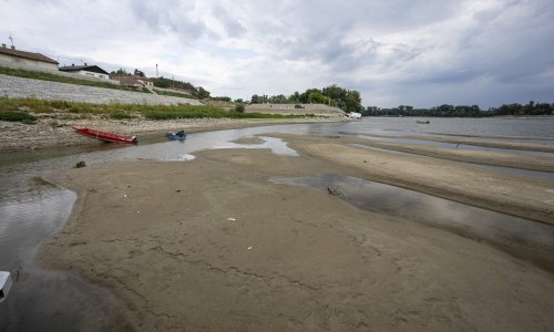 FOTO Ovako izgleda rekordno niski vodostaj Dunava: Čamci gotovo na suhom, a isplivale i bombe
