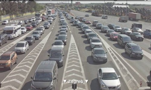 Kolone na obilaznici i A1, prometna nesreća na Jadranskoj magistrali