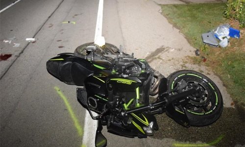 Sudar auta i motocikla: Policija razmatra je li posrijedi kazneno ili prekršajno djelo