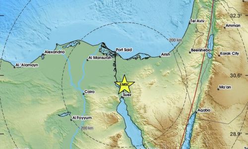 Potres magnitude 5,4 pogodio Egipat