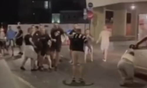 Pogledajte nerede u Litvi: Torcida se tukla u centru grada?