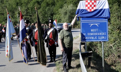Novi most preko Mrežnice: Ime dobio po 14. domobranskoj pukovniji Slunj