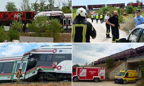 Sudar vlakova kod Križevaca, 20 ozlijeđenih. Mještanin izvlačio ozlijeđene viljuškarom