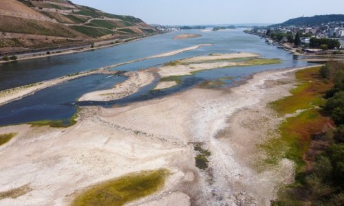 Toplinski val ne štedi Njemačku: Na djelu Rajne praktički zaustavljena plovidba