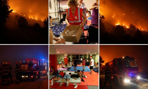 VIDEO Gori kod Omiša, krenula evakuacija: 'Situacija je jako loša'
