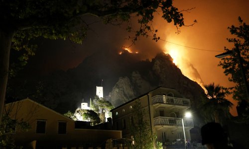 Kula Mirabela: Vatra zaprijetila simbolu Omiša