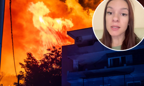 Influencerica u zadnji čas sa sinom pobjegla od vatre: 'Mene je sami Bog probudio'