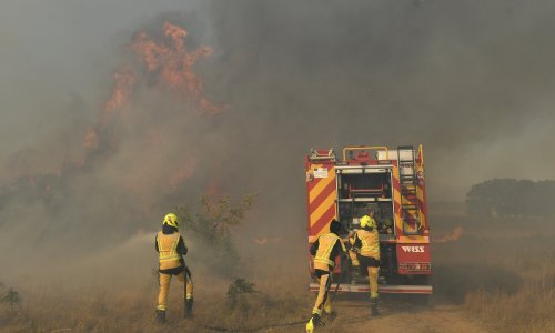 FOTO Ovo su scene s požarišta kod Zadra: Vatrogasci se nadaju uskoro staviti vatru pod nadzor