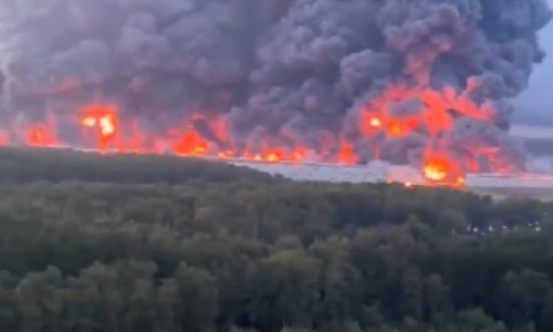 VIDEO Jedan od najvećih napada na Moskvu: Gori golemi logistički centar
