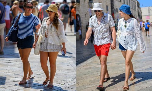 Turisti pokazali pravu modnu raznolikost u Dubrovniku: Stradun je danas bio prepun zanimljivih kombinacija