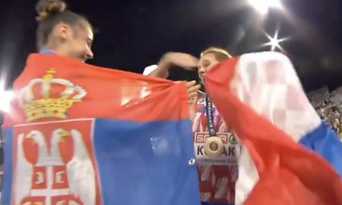 Sari Kolak u slavlju prišla srpska atletičarka koju je pobijedila. Ono što je uslijedilo postalo je hit u regiji