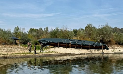 Na Dravi kod Osijeka: Hrvatska vojska spašava šest tona težak rimski brod