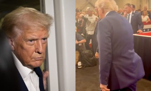 Svi se zagledali u Trumpovu stražnjicu: Neobičan oblik potaknuo nagađanja o njegovu zdravlju