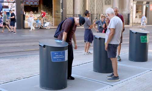 FOTO/VIDEO Podzemni spremnici kod Jelačić placa konačno proradili: Pogledajte kako funkcioniraju