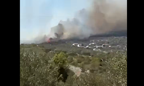 VIDEO Gori kod Primoštena Burnjeg: U pomoć stigli i kanaderi