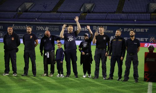 Dinamo ugostio 80 vatrogasaca koji su se borili s požarima u Dalmaciji