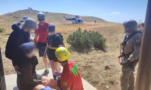 Drama na Dinari: Planinarka pala i ozlijedila glavu, spašavali je helikopterom