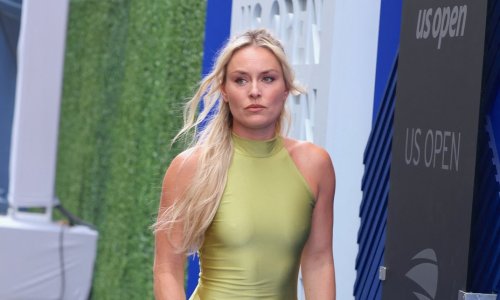 Zelena rapsodija na US Openu: Lindsey Vonn u pripijenoj haljini s naborima pokazala figuru za čistu desetku