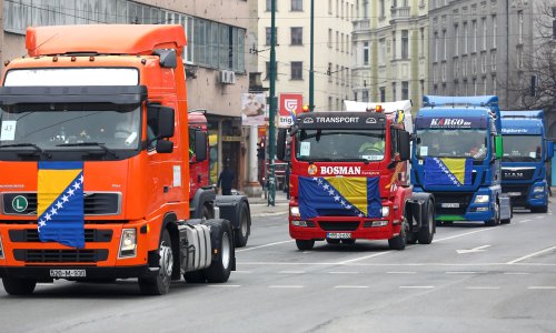 Prijevoznici u BiH ponovo prosvjeduju zbog restrikcija u EU