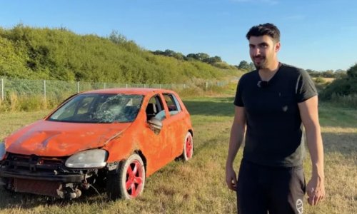 Pogledajte kako su uništavali Volkswagen Golf 24 sata: Tek deveti test ga je dokrajčio