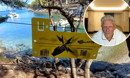 Uvalu na Visu ogradio električnom žicom: Vlasnik parcele je kontroverzni umjetnik, iza njega je niz skandala