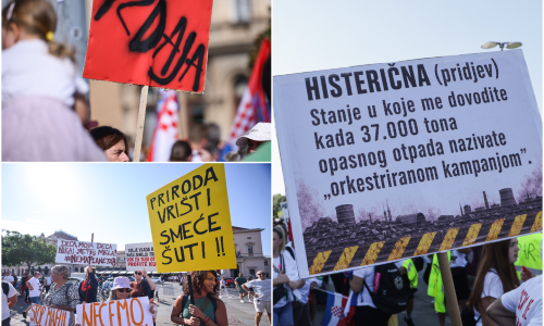 FOTO 'Priroda vrišti, smeće šuti': Ovu su najbolji transparenti na prosvjedu za Liku