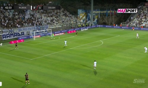 Pogledajte najbizarniji gol ove sezone u SHNL-u: Trener Osijeka divljao, a igrač nije mogao vjerovati što je napravio