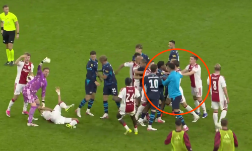 Perišić s klupe utrčao na teren nakon brutalnog starta. Pogledajte kaos u derbiju