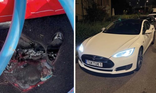 Stavio predmet od nekoliko eura u Teslu i krenuo po paket: Kad se vratio, automobil je bio u plamenu