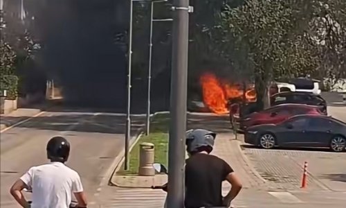VIDEO Nevjerojatan slučaj u Vodicama: Zapalio šefov automobil pa mu poslao snimku