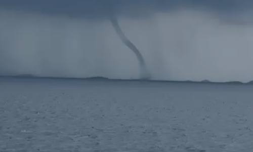 VIDEO Spektakularan prizor na Jadranu: Pijavica se pojavila između Dugog otoka i Kornata
