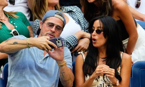 Brad Pitt ukrao šou na US Openu: Uzeo mobitel i opalio selfie s navijačima, a Ines de Ramon nije skidala ruke s njega