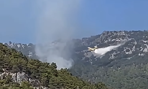 VIDEO Buknuo novi požar na Braču! Stigao još jedan kanader