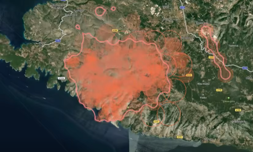 VIDEO Strašne snimke iz svemira: Pogledajte kako se brački požar širio od četvrtka do danas