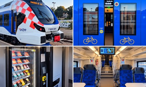 FOTO/VIDEO Pušten u promet prvi novi elektrodizelski vlak Split – Zagreb: Pogledajte što sve nudi ponos HŽ-a